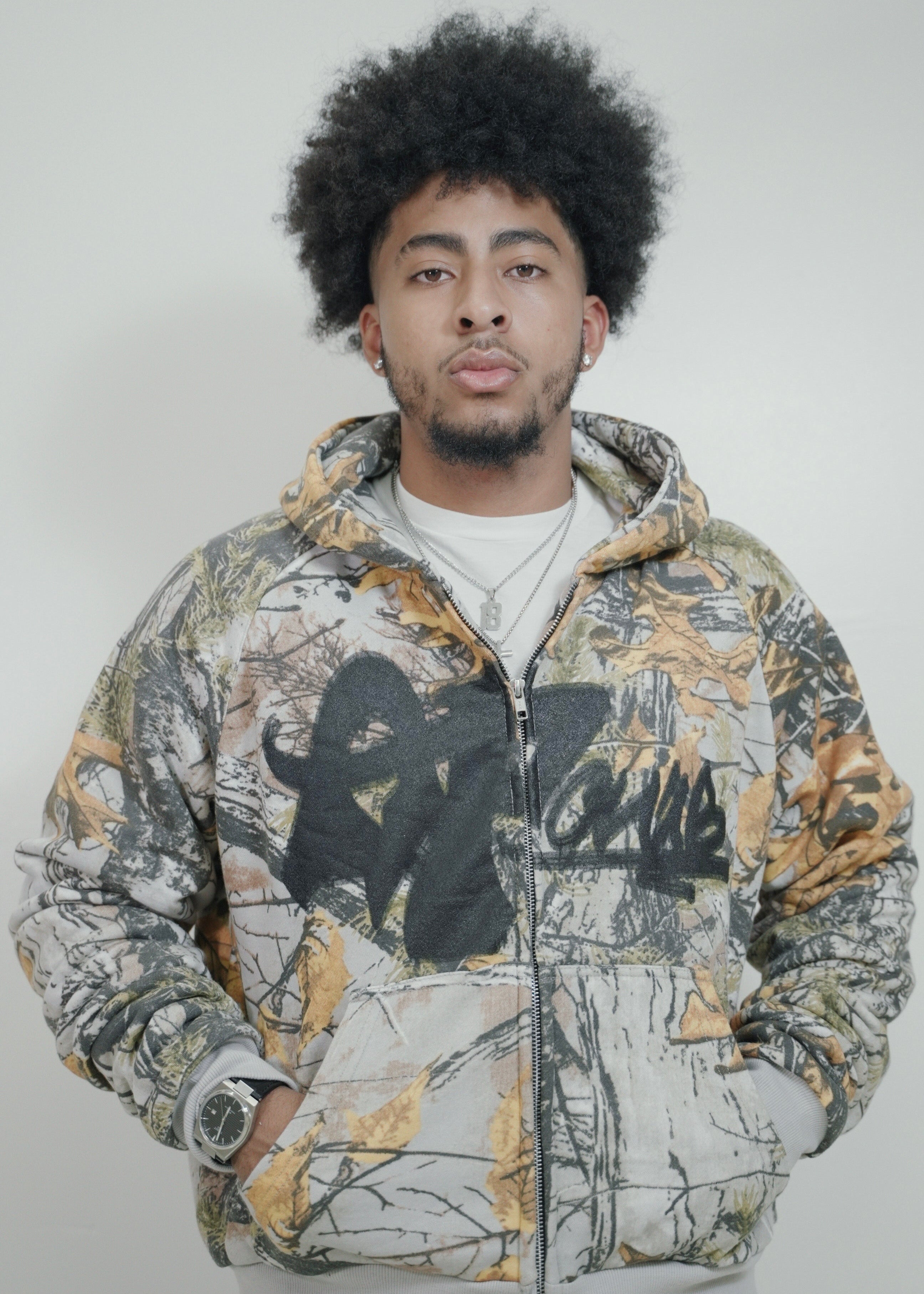 AP Camo Zip Up