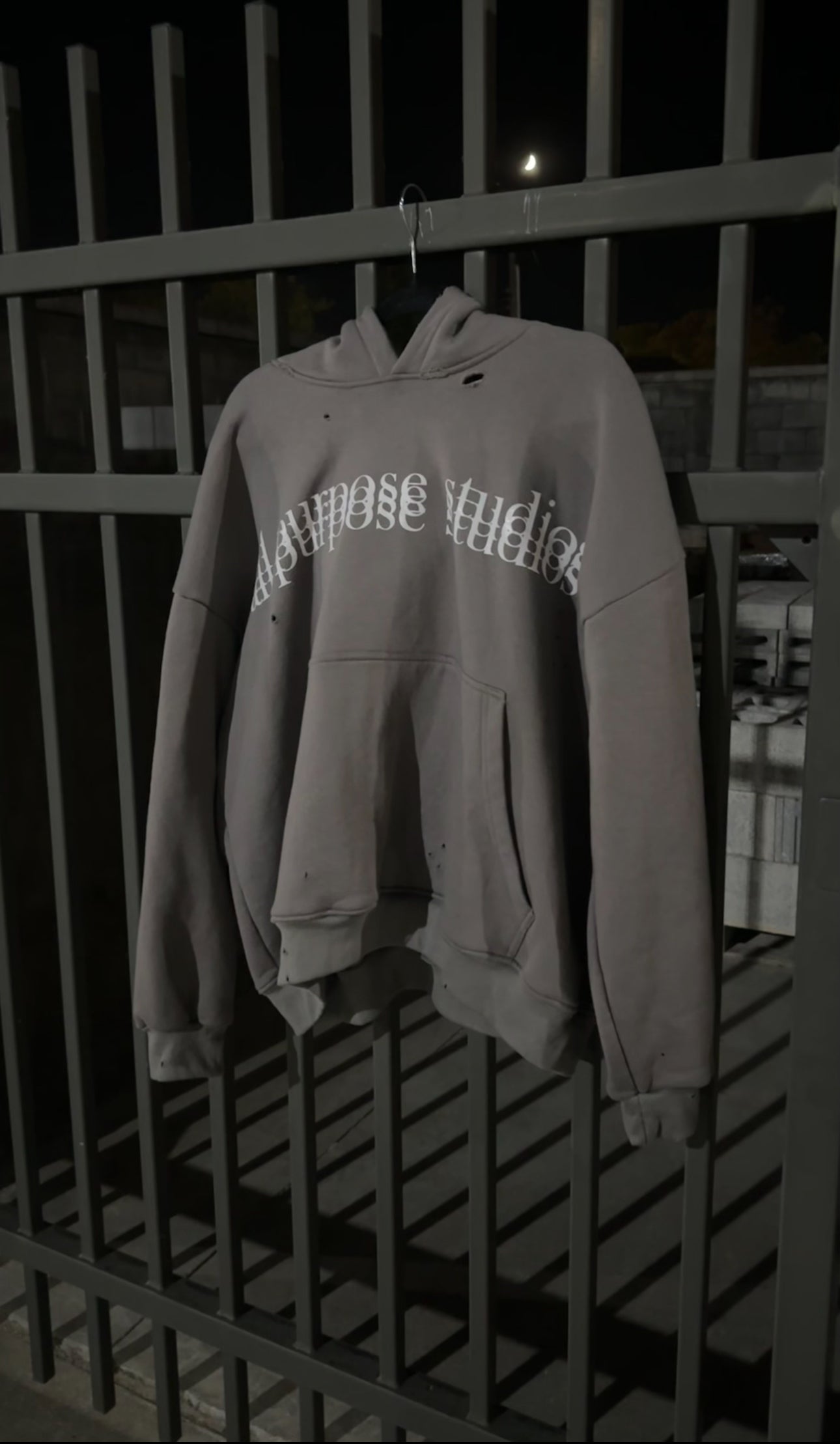 Fog Grey AP Hoodie