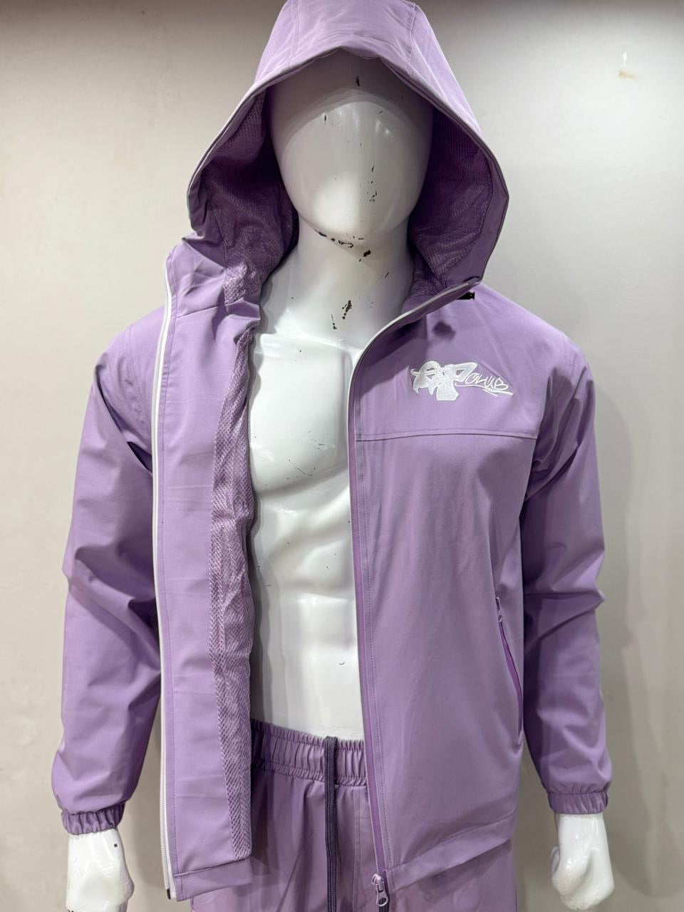 Purple AP Windbreaker Jacket
